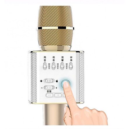 Портативный Караоке Микрофон MicGeek Q9 (USB, FM, AUX, Bluetooth)